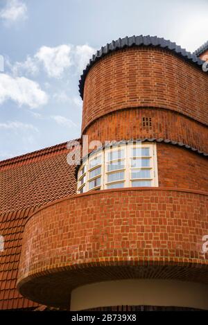 Het Schip, un complesso di edifici nel quartiere Spaarndammerbuurt di Amsterdam, Paesi Bassi. Foto Stock