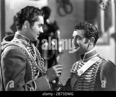 POTERE di Tyrone come Diego Vega aka Zorro e ROBERT LOWERY NEL MARCHIO DI ZORRO 1940 regista ROUBEN MAMOULIAN romanzo Johnston McCulley Twentieth Century Fox Foto Stock