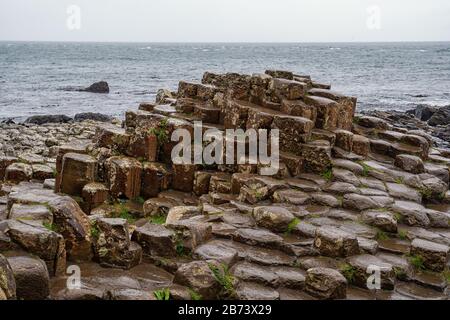 Giant's Causeway in Irlanda del Nord Foto Stock