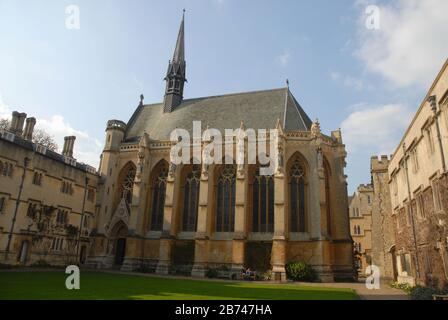 Exeter College Chapel, Exeter College, Università di Oxford, Oxford, Oxon, Inghilterra Foto Stock