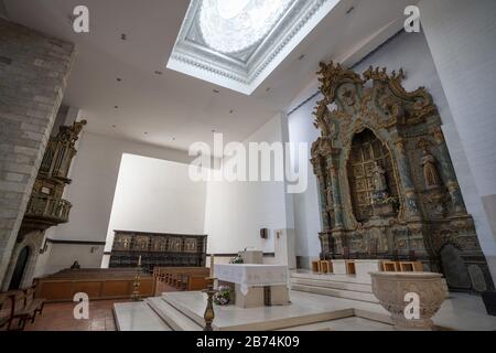 AVEIRO, PORTOGALLO - 19 febbraio 2020: Chiesa di San Domenico - Cattedrale di Aveiro, Portogallo, Europa Foto Stock