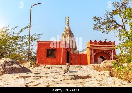 Sun Temple Jaipur in Galta Ji Complex, India Foto Stock