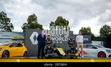 Il team Renault livrea rivela Foto Stock