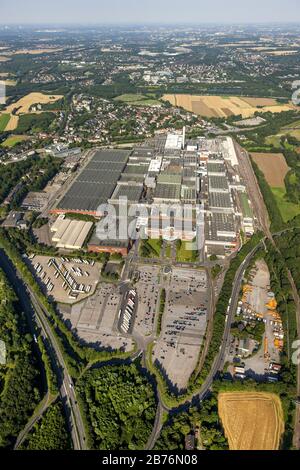 , Adam Opel AG Werk Bochum i, 24.07.2012, vista aerea, Germania, Renania Settentrionale-Vestfalia, Ruhr Area, Bochum Foto Stock