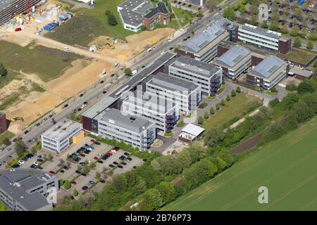 Max Planck Istituto di Fisiologia molecolare a Dortmund, 04.05.2012, vista aerea, Germania, Renania Settentrionale-Vestfalia, Area della Ruhr, Dortmund Foto Stock