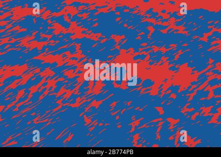 Abstract immagine multicolore, realizzata con una spazzola. Illustrazione Vettoriale