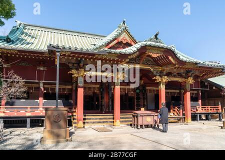 Nezu Santuario, Bunkyo-Ku, Tokyo, Giappone Foto Stock