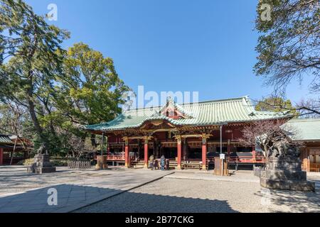 Nezu Santuario, Bunkyo-Ku, Tokyo, Giappone Foto Stock