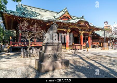 Nezu Santuario, Bunkyo-Ku, Tokyo, Giappone Foto Stock