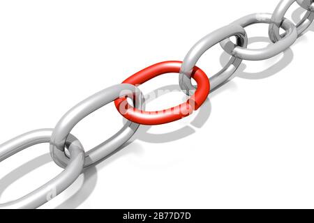 Concetto di catena Foto Stock