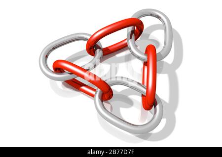 Concetto di catena Foto Stock