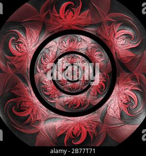 Sfondo di lusso con motivo goffrato su cuoio Foto Stock