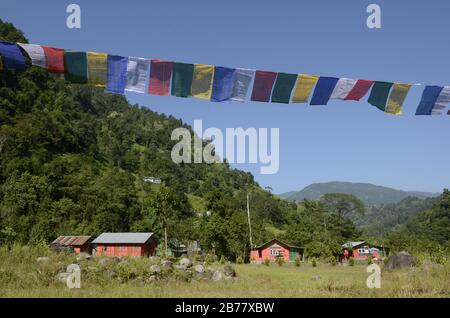 zuluk sikkim popolare destinazione turistica di sikkim Foto Stock