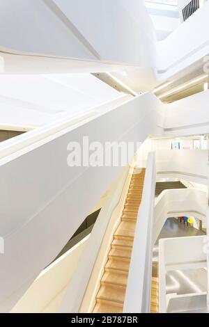 Jockey Club Innovation Tower, Università Politecnica di Hong Kong, Hong Kong Foto Stock