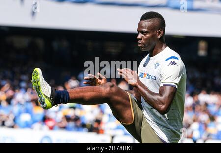 1 gennaio 2020, Napoli, Italia: Napoli, Italia, , 01 gennaio 2020, MARIO BALOTELLI (BRESCIA) durante - Credit: LM/Marco Iorio (Credit Image: © Marco Iorio/LPS via ZUMA Wire) Foto Stock