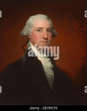 George Washington (Vaughan-Sinclair ritratto) A18269. Foto Stock