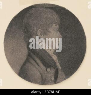 George Washington Biddle, ritratto della testa e delle spalle, profilo a destra Foto Stock