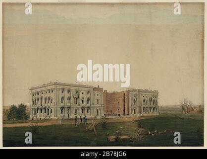 George-Munger Us-Capitol-1814. Foto Stock