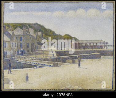 Georges Seurat - Port-En-Bessin Foto Stock