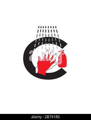 Sicurezza e igiene Illustrazione Vettoriale