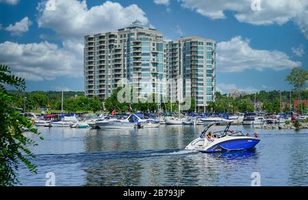 Città Di Barrie, Ontario, Canada, Nord America Foto Stock