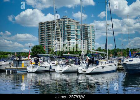 Città Di Barrie, Ontario, Canada, Nord America Foto Stock