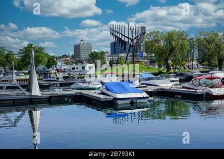 Città Di Barrie, Ontario, Canada, Nord America Foto Stock