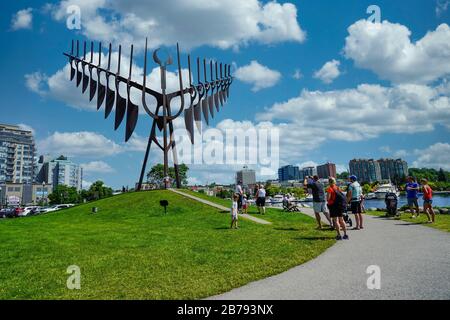 Città Di Barrie, Ontario, Canada, Nord America Foto Stock