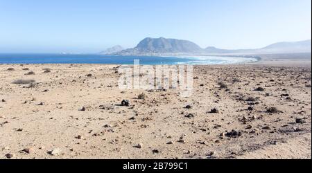 Un bellissimo paesaggio nel parco Pan de Azucar, Cile Foto Stock