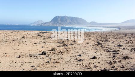 Un bellissimo paesaggio nel parco Pan de Azucar, Cile Foto Stock