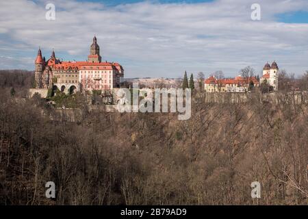 Castello Ksiaz in Polonia Foto Stock