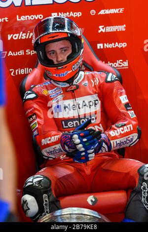 Italia, Italia. Italia, 01 gen 2020, pilota italiano MotoGP, numero 4, Andrea Dovizioso, del Ducati Team durante - Credit: LM/Alessio Marini Credit: Alessio Marini/LPS/ZUMA Wire/Alamy Live News 2020 Foto Stock