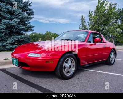 1990 Mazda Miata Mx5 Roadster. Foto Stock