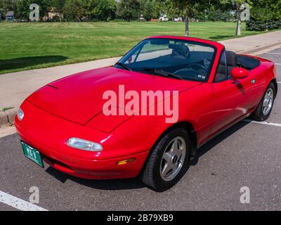 1990 Mazda Miata Mx5 Roadster. Foto Stock