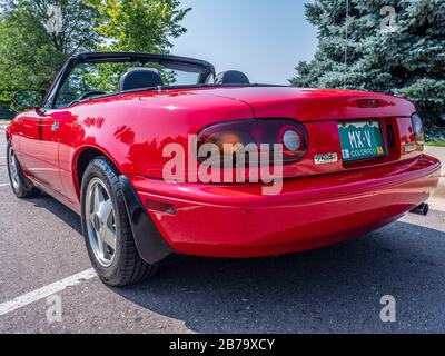 1990 Mazda Miata Mx5 Roadster. Foto Stock