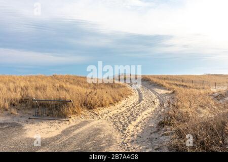 Spiaggia a Two Mile Hollow Beach, East Hampton, NY Foto Stock