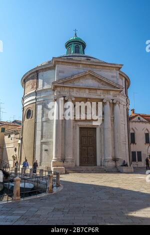 Venezia, Italia - 17 agosto 2018: Chiesa di la Maddalena a Venezia Foto Stock