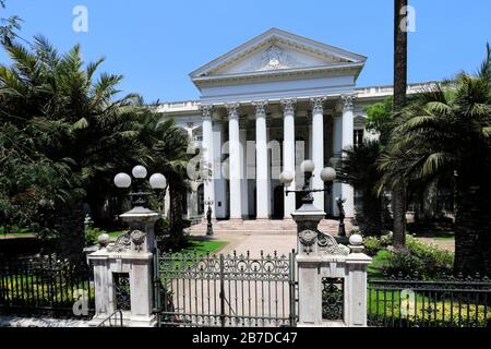 Sede Del Congresso Nazionale, Regione Metropolitana, Città Di Santiago, Cile Foto Stock