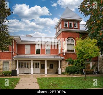 Biblioteca in una delle città più belle dell'Ontario, Goderich, Ontario, Canada, Nord America Foto Stock