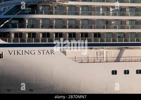 Viking Star all'ormeggio di Bodo, Norvegia. Foto Stock