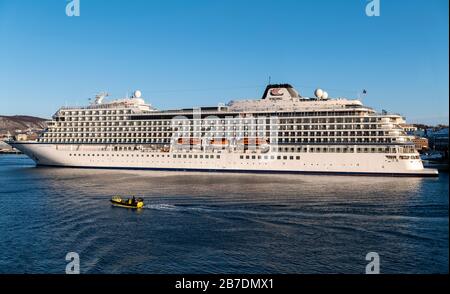 Viking Star all'ormeggio di Bodo, Norvegia. Foto Stock