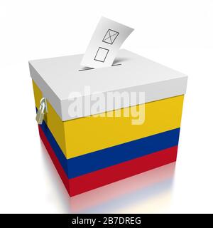 Votazioni in Colombia Foto Stock