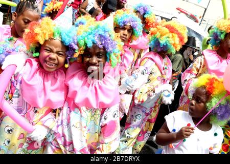 Carnevale 2020 – Parata dei personaggi tradizionali, Trinidad e Tobago, W.I. Foto Stock