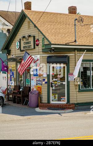 The Corner Grocery, 1806 Gerrardstown Road, Gerrardstown, West Virginia Foto Stock