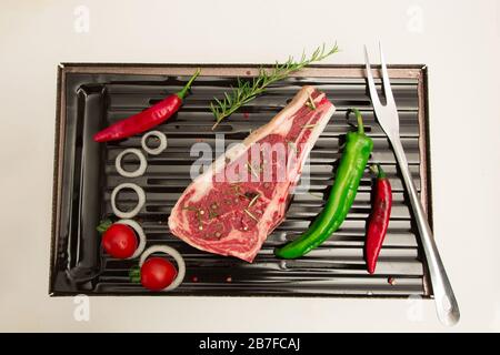 Bistecche al Butcher Shop foto stock Foto Stock