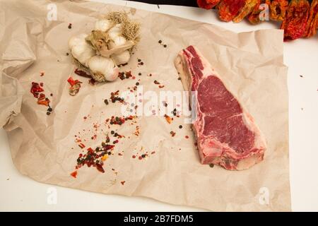 Bistecche al Butcher Shop foto stock Foto Stock