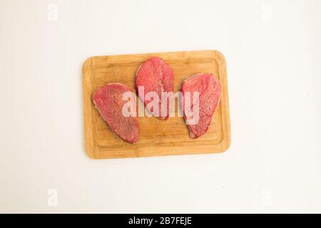 Bistecche al Butcher Shop foto stock Foto Stock