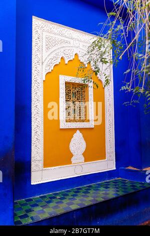 Jardin Majorelle a Marrakesh. Marocco Foto Stock