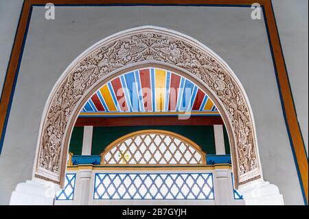 All'interno del Palazzo Bahia, Marrakech. Marocco Foto Stock