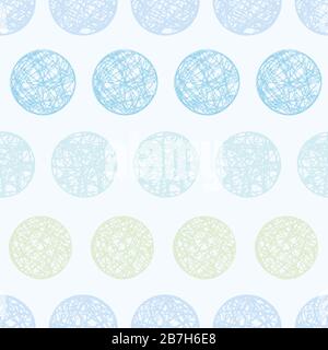 Schema circolare strutturato geometrico astratto con trama a linee grunge su sfondo bianco. Forma semplice: Disegno del modello di superficie. Foto Stock